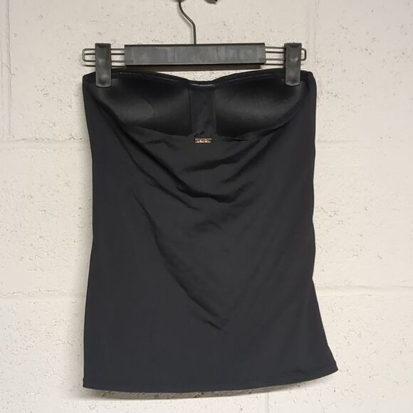 Anne Cole Strapless Padded Tankini Swim Top Size Small - Picture 3 of 5